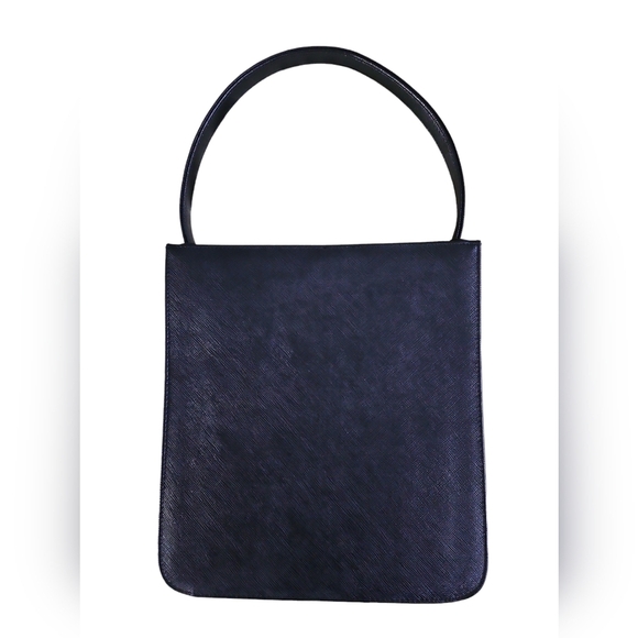 Perspective black top handle bag - Picture 1 of 5